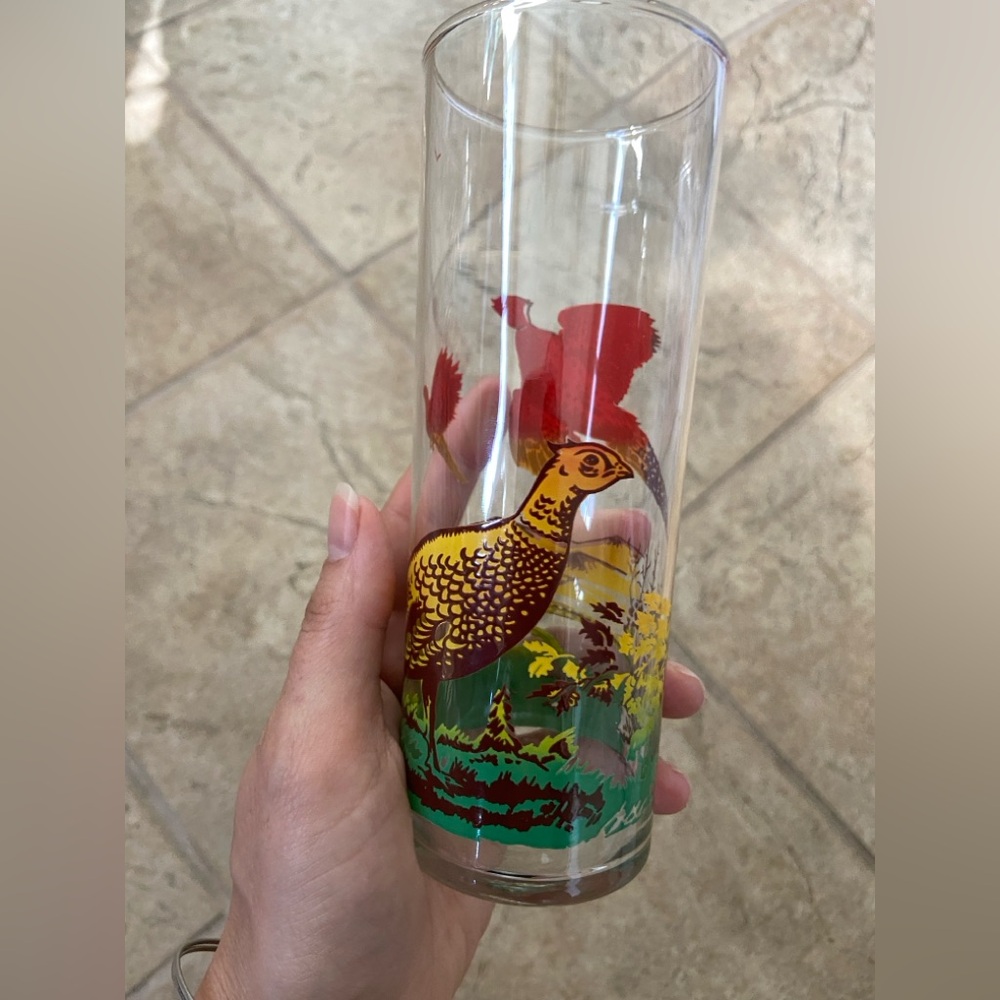 1970’s Mid Century High Ball Glass